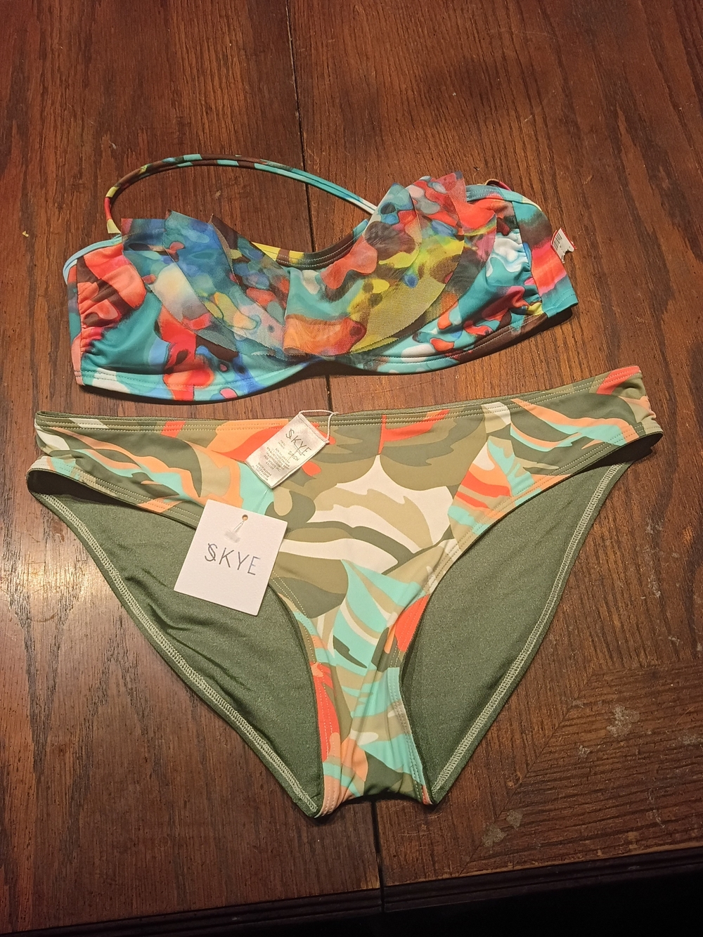 NWT Skye  Bikini Bottom And Kenneth Cole Reaction Top